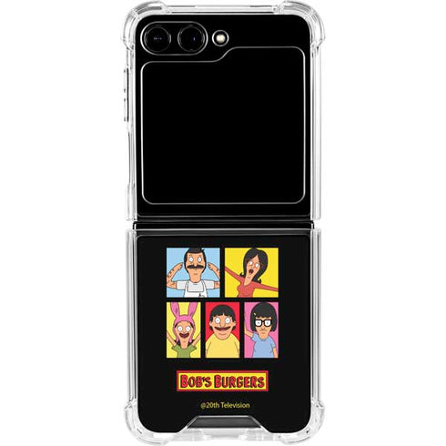 Bobs Burgers Tiles Galaxy Z Flip6 Clear Case